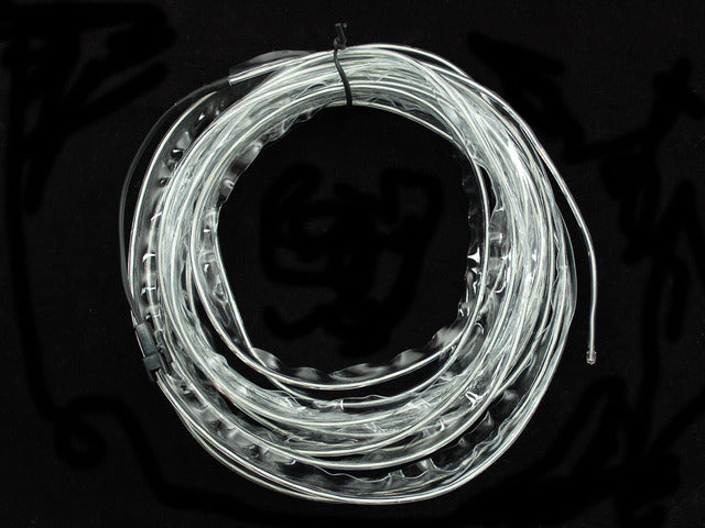 Coil of unlit EL wire