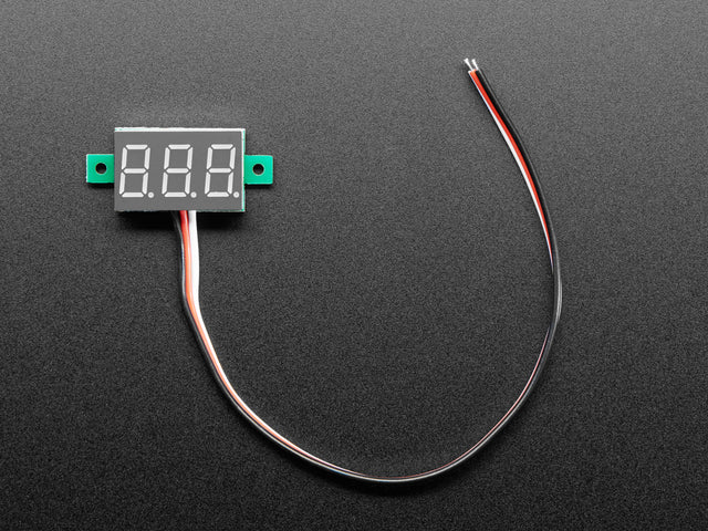 Mini 3-wire Volt Meter (0 - 99.9VDC)