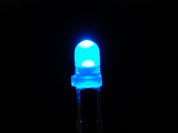 Diffused Blue 3mm LED (25 pack)
