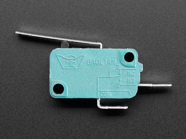 Micro Switch w/Lever - 2 Terminal