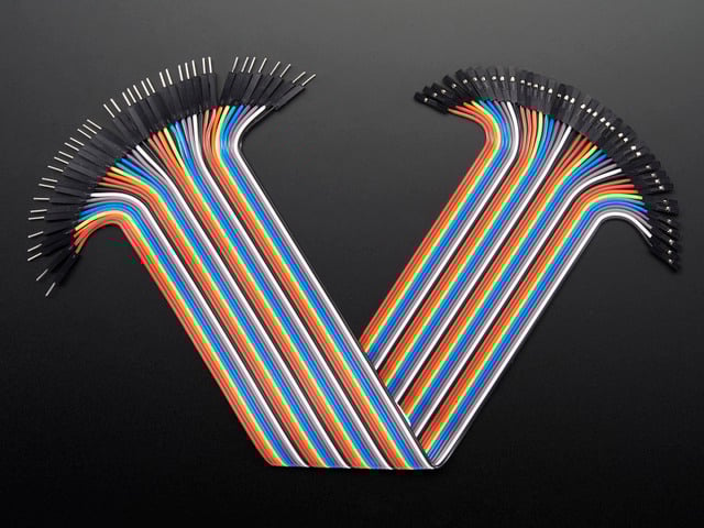 Premium Female/Male 'Extension' Jumper Wires - 40 x 12" (300mm)
