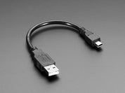 USB cable - 6" A/MiniB
