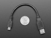 USB cable - 6" A/MiniB