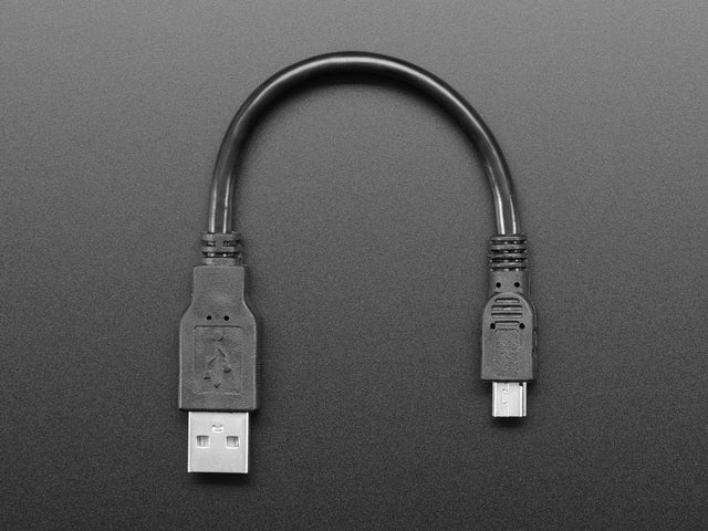 USB cable - 6" A/MiniB