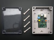 Large Plastic Project Enclosure - Weatherproof with Clear Top