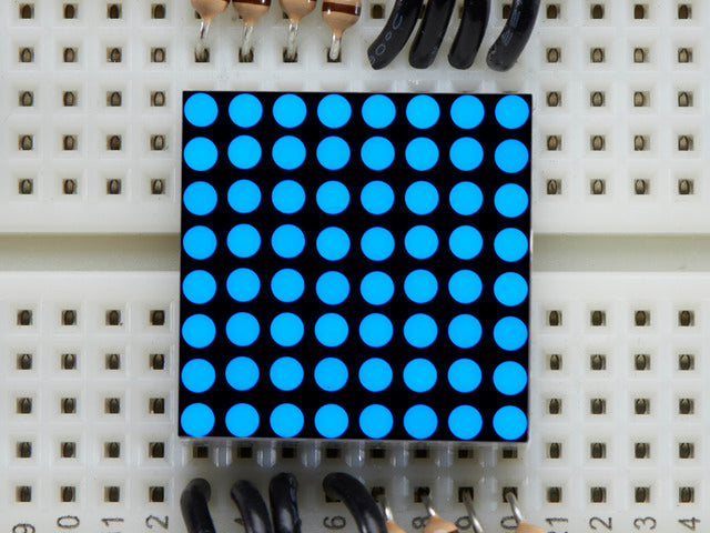 Miniature 8x8 Blue Led Matrix.