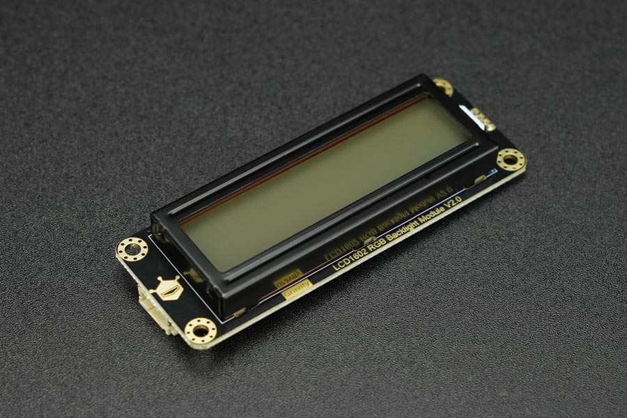 Gravity: I2C 16x2 Arduino LCD with RGB Backlight Display V2.0