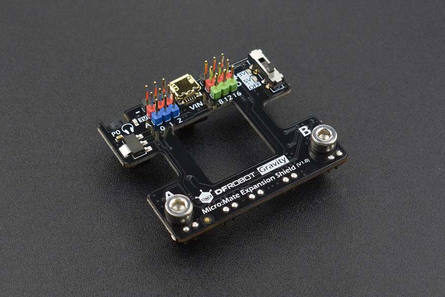 micro:Mate - a Mini and Thin Expansion Board for micro:bit (Gravity Compatible)