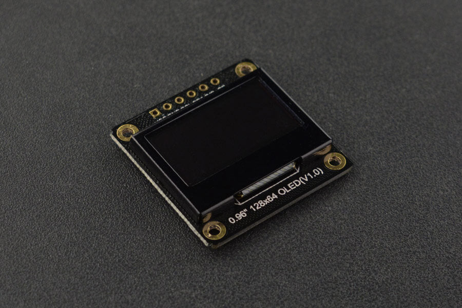 Fermion: Monochrome 0.96" 128x64 I2C/SPI OLED Display (Breakout)