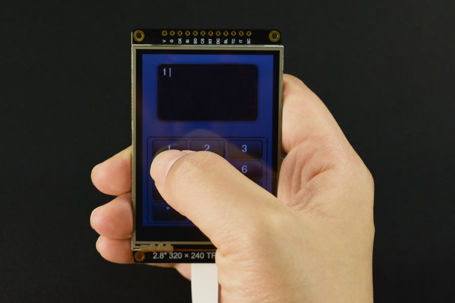 Fermion: 2.8” 320x240 TFT LCD Resistive Touchscreen with MicroSD Card Slot (Breakout)