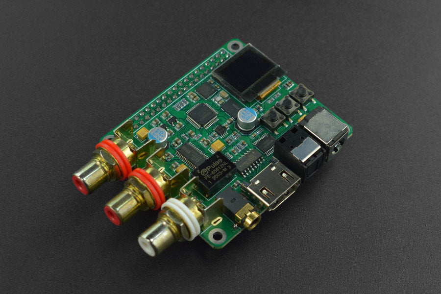 DAC Audio Decoder Board for Raspberry Pi 3B+/ 4B