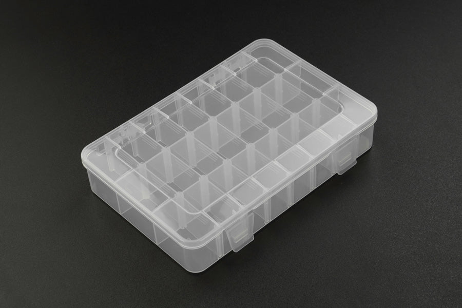 Adjustable Compartment Parts Box  - 24 Compartments