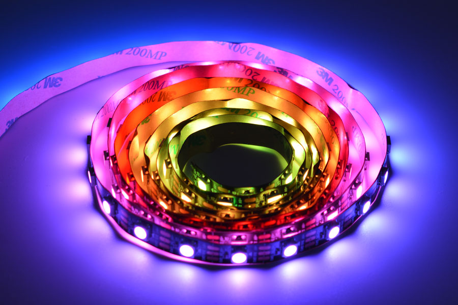 Digital RGB LED Strip 120 LED-Black