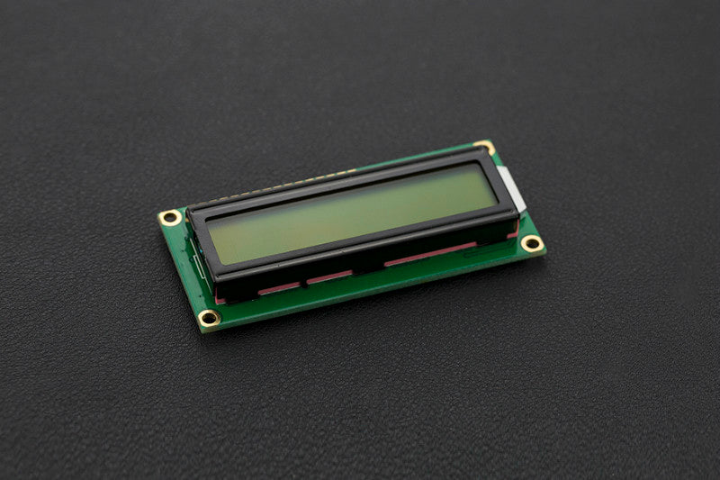 Basic 16x2 Character LCD - Black on Yellow 5V